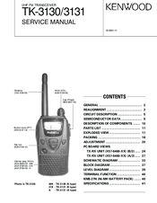 Kenwood TK-3131 - FreeTalk XLS FRS/GMRS Service Manual