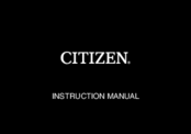 Citizen C710 Instruction Manual