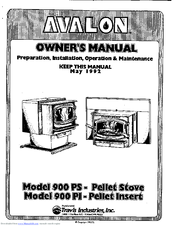 Avalon 900PI Owner's Manual