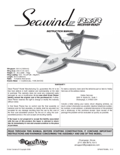 GREAT PLANES SEAWIND RP RX-R Instruction Manual
