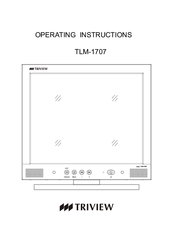 TRIVIEW TLM-1707 Operating Instructions Manual