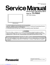 Panasonic Viera TC-P50X5 Service Manual