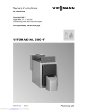 Viessmann VITORADIAL 300-T Service Instructions Manual