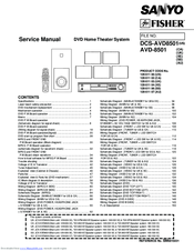 Sanyo DCS-AVD8501 Service Manual