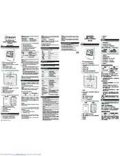 Oregon Scientific BAR800 User Manual