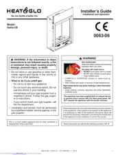 Heat & Glo Soho-CE Installer's Manual
