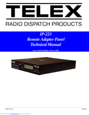 Telex IP-223 Technical Manual