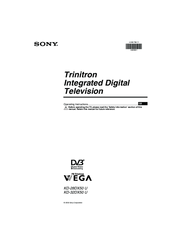 Sony KD-32DX50 U Manual
