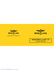 Breitling MONTBRILLANT 47 User Manual