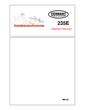 Tennant 235E Operator's Manual