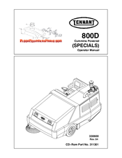 Tennant 800D Operator's Manual