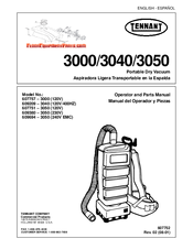 Tennant 3040 Operator And Parts Manual