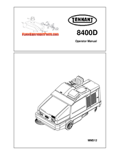 Tennant 8400D Operator's Manual