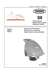 Tennant S8 Operator And Parts Manual