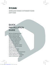 D-Link N300 DAP-1320 Quick Installation Manual