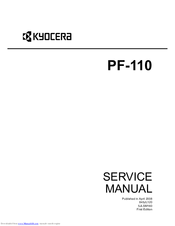 Kyocera PF-110 Service Manual