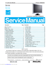 Philips 170CW8FB/93 Service Manual