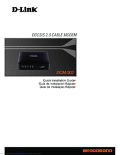 D-Link DCM-202 Quick Installation Manual