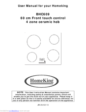 HomeKing BHC609 User Manual