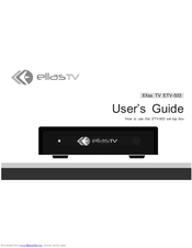 Ellas TV ETV-503 User Manual