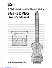 SG Technologies SGT-3DPEG Owner's Manual