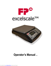 FP EXCELSCALE Operator's Manual