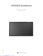i3TOUCH Excellence User Manual