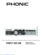 Phonic FIREFLY 302 USB User Manual