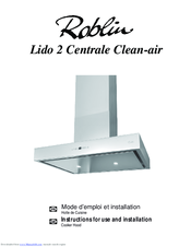 ROBLIN Lido / 2 Centrale Instructions For Use And Installation