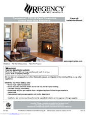 Regency Panorama P33-10 Owners & Installation Manual