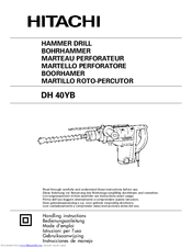 Hitachi DH 40YB Manual