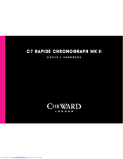 Chr. Ward C7 RAPIDE CHRONOGRAPH MK II Owner's Handbook Manual