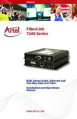 Artel FiberLink 7241 Installation And Operation Manual