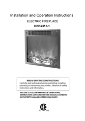 Secure XINS2318-1 Installation And Operation Instructions Manual