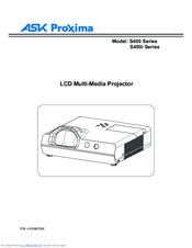 Ask Proxima S400i series User Manual
