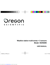 Oregon Scientific RAR500N User Manual