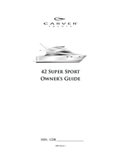 Carver 42 SUPER SPORT Owner's Manual