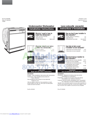 Amana ADB1000AWD Installation Instructions Manual