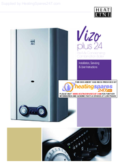 Heatline Vizo Plus 24 Installation, Servicing  & User Instructions