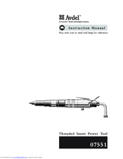 Avdel 7551 Instruction Manual