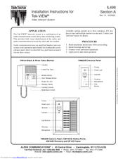 Alpha Communications TekTone Tek-View VM600B Installation Instructions Manual