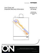 Potterton Performa 9 SL HE User's Manual And Important Warranty Information