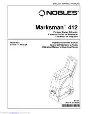 Nobles Marksmant 412 Operator And Parts Manual