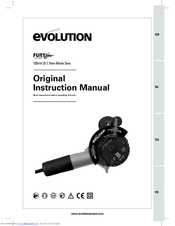 Evolution FURYTWIN125 Original Instruction Manual