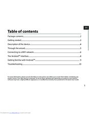 Archos 80 Carbon Manual
