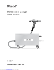 Avdel 7287 Instruction Manual