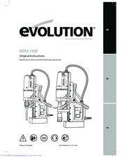 Evolution BORA 2800 Original Instructions Manual