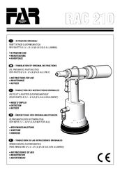 FAR RAC 210 Original Instructions Manual