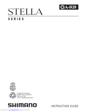 Shimano STELLA series Instruction Manual