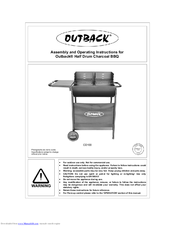 Outback CD100 Assembly And Operating Instructions Manual